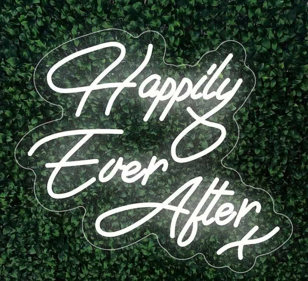 Happily Ever After Neon Sign Cornwall